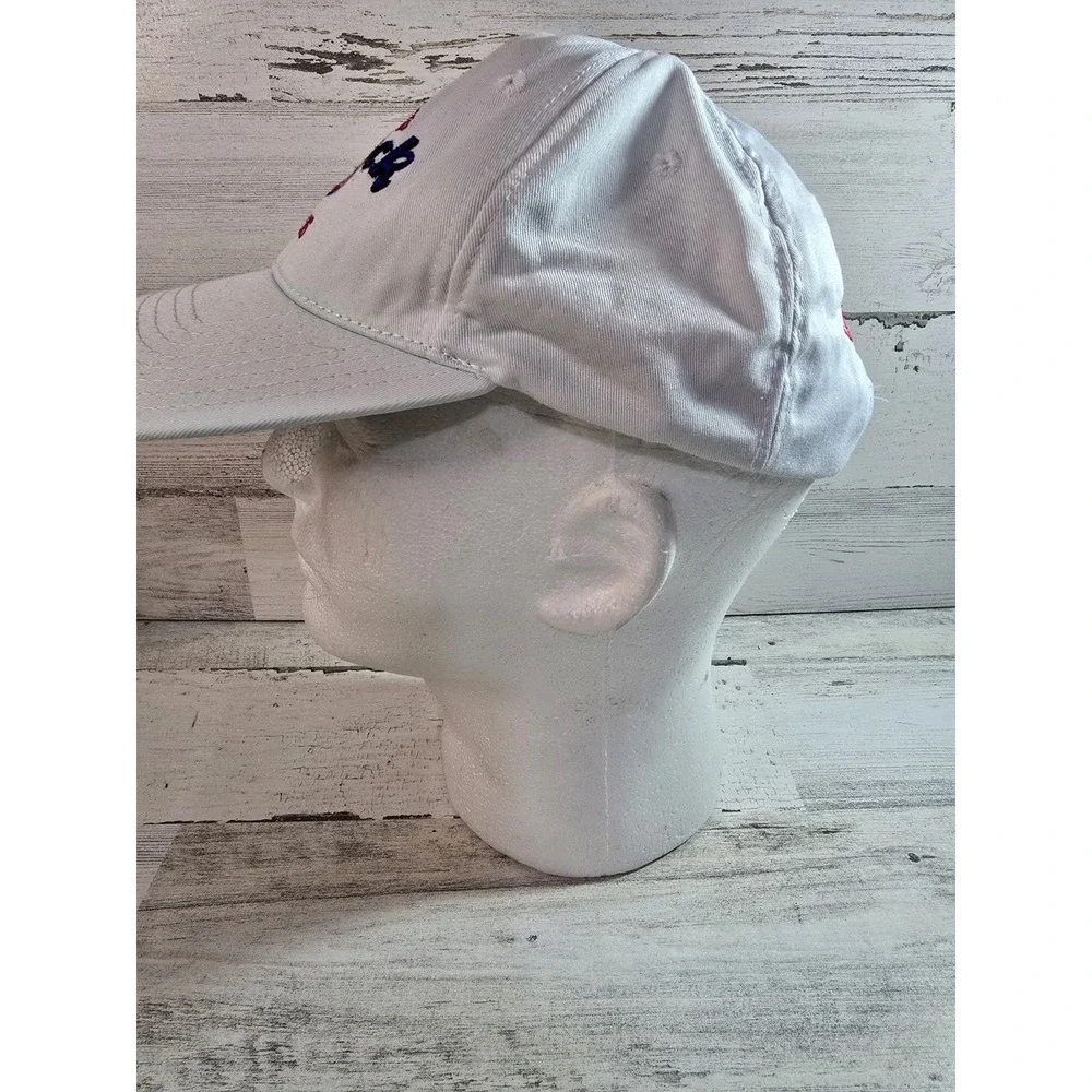 Hard Rock Cafe Paris Vintage White Snapback Hat Rock de Triomphe‎ 90s Cap